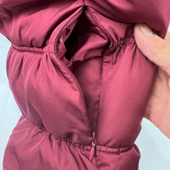 US Polo Ralph Laurent Burgundy Puffer Vest XL for Kids - Picture 13 of 15